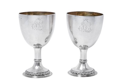 Lot 2006 - A Pair of George III Silver Goblets