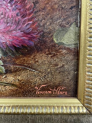 Lot 1090 - Vincent Clare (1855-1930) Still life of Roses...