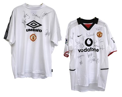 Lot 35 - Manchester United Two Signed Away Shirts