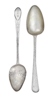 Lot 2031 - A Pair of Provincial or Colonial Silver Table-Spoons