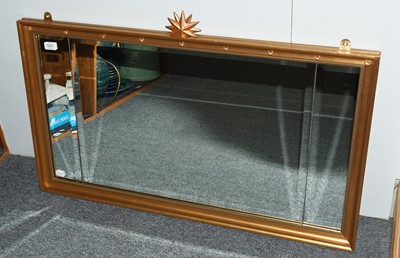 Lot 1201 - A Reproduction Three Plate Mirror, with...