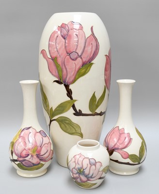 Lot 264 - A Walter Moorcroft Pottery Vase, Magnolia...