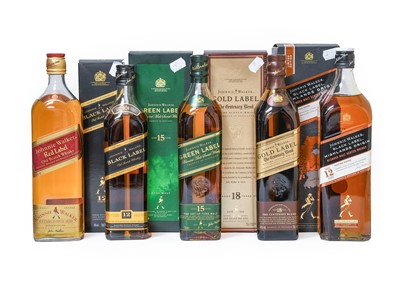 Lot 3149 - Johnnie Walker 18 Year Old Gold Label Blended...