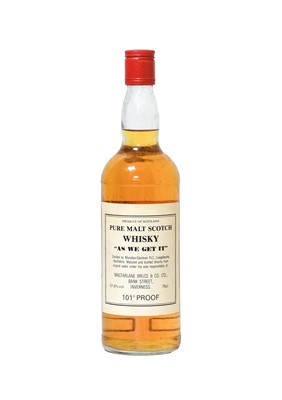 Lot 3187 - Macallan-Glenlivet "As We Get It" Pure Malt...