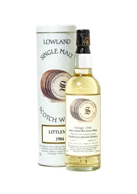 Lot 3195 - Littlemill 1984 Signatory Vintage Single Malt...