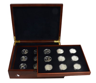 Lot 63 - The History of The RAF Silver Proof Crown...