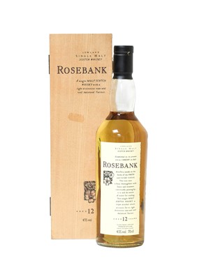 Lot 3196 - Rosebank 12 Years Old Lowland Single Malt...