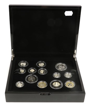 Lot 1 - UK, Silver Proof Coin Set 2010, comprising; 13...