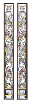 Lot 81 - A Pair of Dutch Delft Tile Panels, first half...