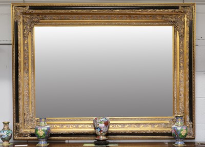 Lot 1480 - A Large Reproduction Gilt Framed Wall Mirror,...