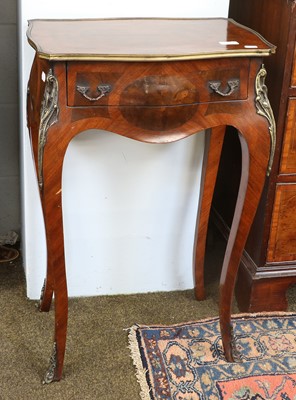 Lot 1475 - A French Louis XV Style Kingwood and Walnut...