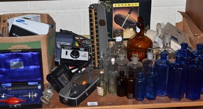 Lot 508 - Medical instruments and bottles, etc