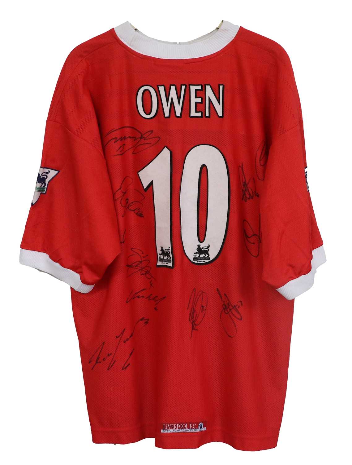 Lot 25 - Liverpool Signed Shirt  Owen 10