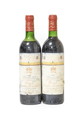 Lot 3032 - Château Mouton Rothschild 1983 Pauillac (two...