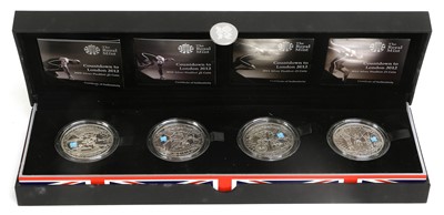 Lot 61 - Countdown to London 2012 Silver Proof Piedfort...