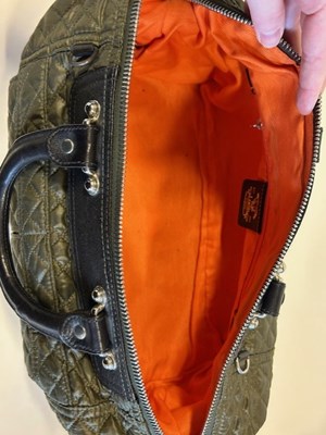 Lot 2036 - A Marc Jacobs Black Leather Quilted Stam...