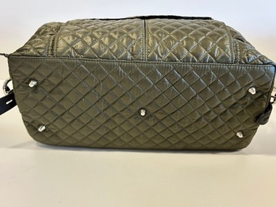 Lot 2036 - A Marc Jacobs Black Leather Quilted Stam...