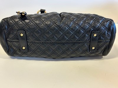 Lot 2036 - A Marc Jacobs Black Leather Quilted Stam...