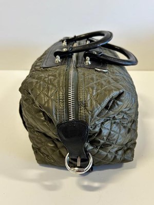 Lot 2036 - A Marc Jacobs Black Leather Quilted Stam...