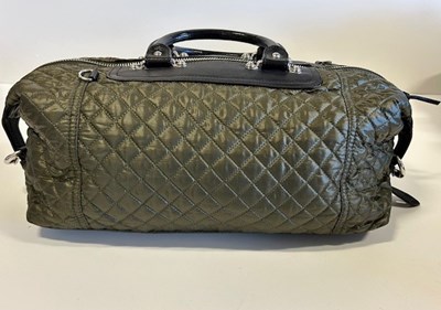 Lot 2036 - A Marc Jacobs Black Leather Quilted Stam...