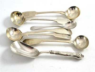 Lot 519 - Seven assorted silver spoons