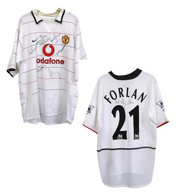 Lot 34 - Manchester United Two Signed Away Shirt