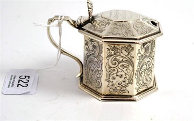 Lot 522 - Silver mustard pot