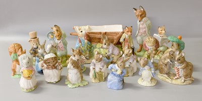 Lot 216 - A Small Group of Twenty Royal Albert, Beswick...