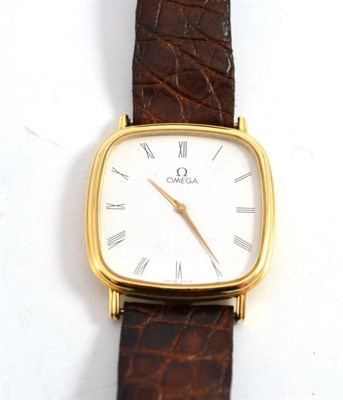 Lot 524 - Gentleman's Omega gold watch