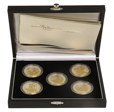 Lot 44 - Royal Mint, Britannia Golden Silhouette...