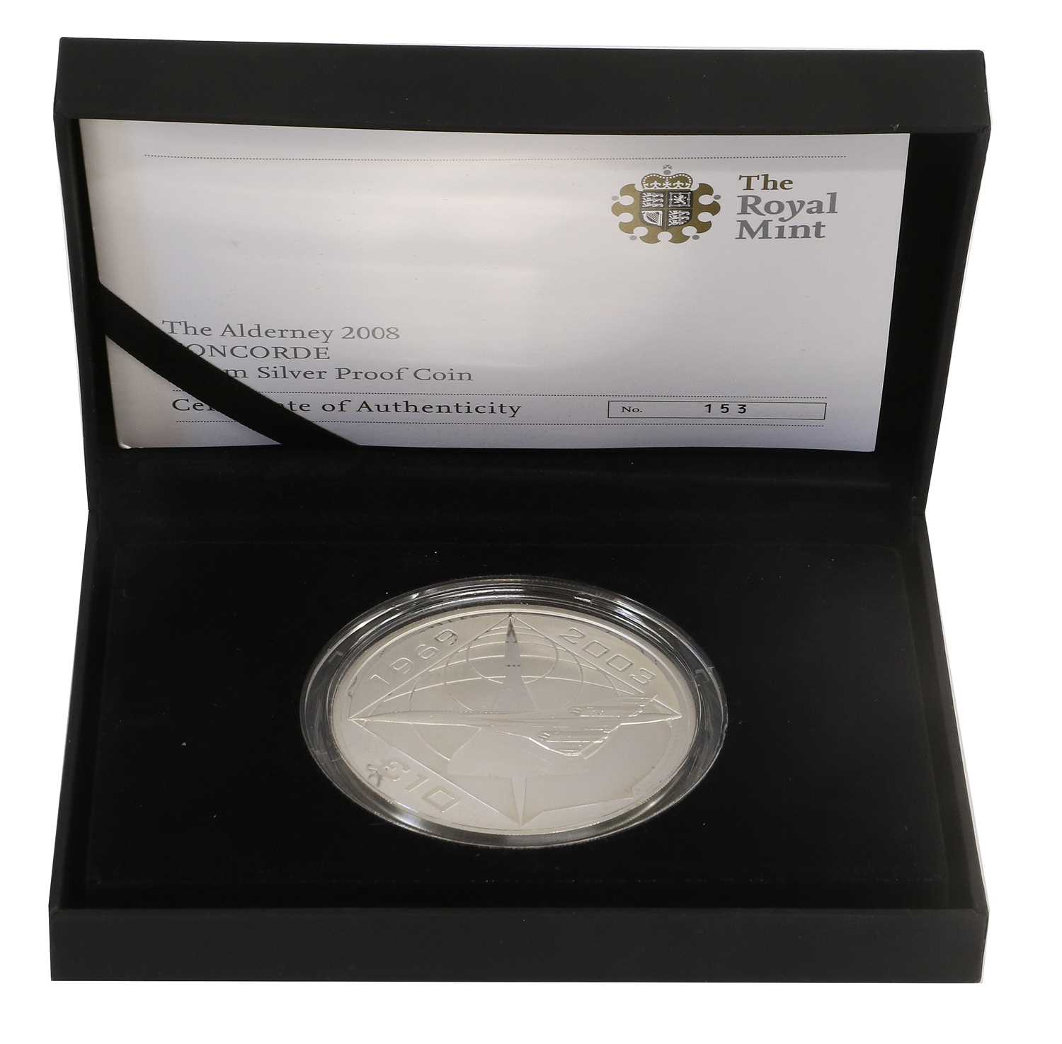 Lot 26 - Royal Mint, Concorde 5oz Silver Proof Coin...