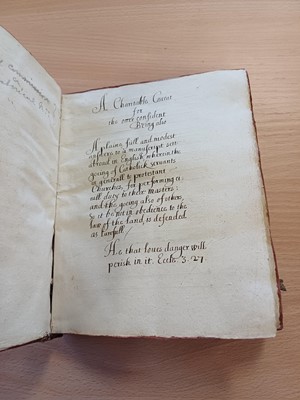 Lot 34 - Religious Manuscripts. A Charitable Caveat for...
