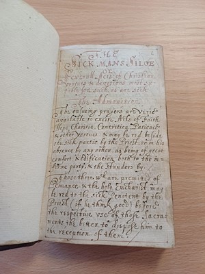 Lot 34 - Religious Manuscripts. A Charitable Caveat for...