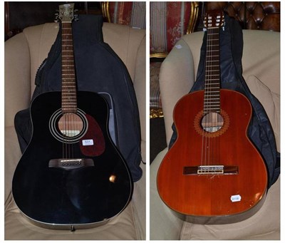 Lot 531 - Two acoustic guitars - Suzuki and Brunswick