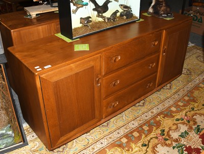 Lot 1335 - An Ercol Elm Sideboard, 156cm by 45cm by 68cm