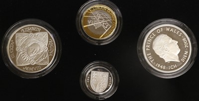 Lot 47 - 2x Royal Mint Silver Proof Piedfort...