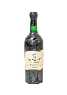 Lot 3104 - Dow's 1963 Vintage Port (one bottle)