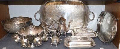 Lot 173 - A Collection of Assorted Silver Plate,...