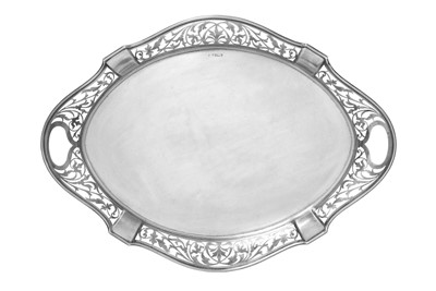 Lot 2116 - An Edward VII Silver Tray