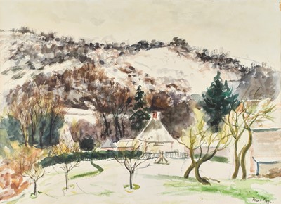 Lot 42 - Paul Maze (1887-1979) French Garden Scene with...