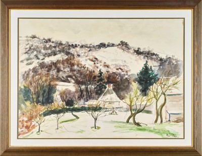 Lot 42 - Paul Maze (1887-1979) French Garden Scene with...