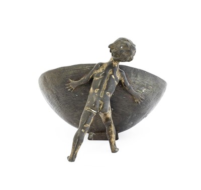 Lot 304 - M Lerche: A Patinated Bronze Group, circa 1900,...