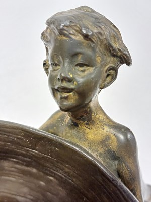 Lot 304 - M Lerche: A Patinated Bronze Group, circa 1900,...