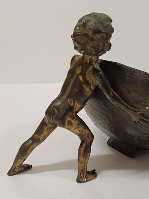 Lot 304 - M Lerche: A Patinated Bronze Group, circa 1900,...