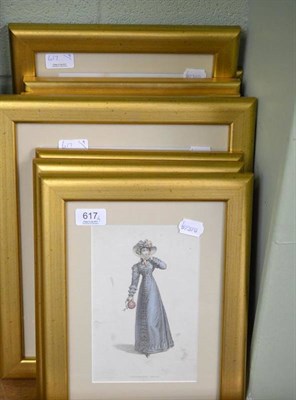 Lot 617 - Collection of nine fashion prints