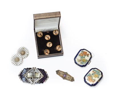 Lot 2028 - Costume Accessories, comprising a set of six...