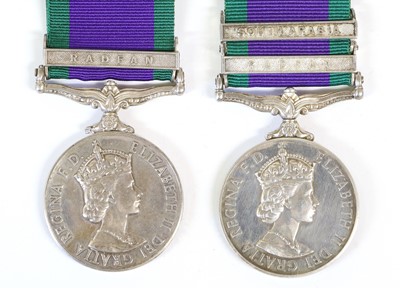 Lot 81 - Two General Service Medals, 1962-2007, one...