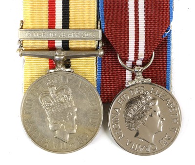 Lot 86 - Operation Telic Pair of Medals, awarded to...