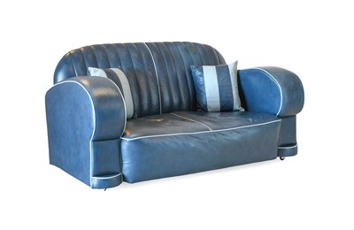 Lot 366 - An Art Deco Three Piece Suite, re-upholstered...