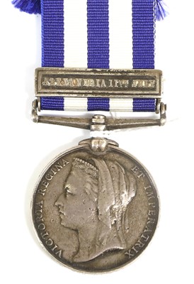 Lot 91 - An Egypt Medal, 1882-89, with clasp ALEXANDRIA...